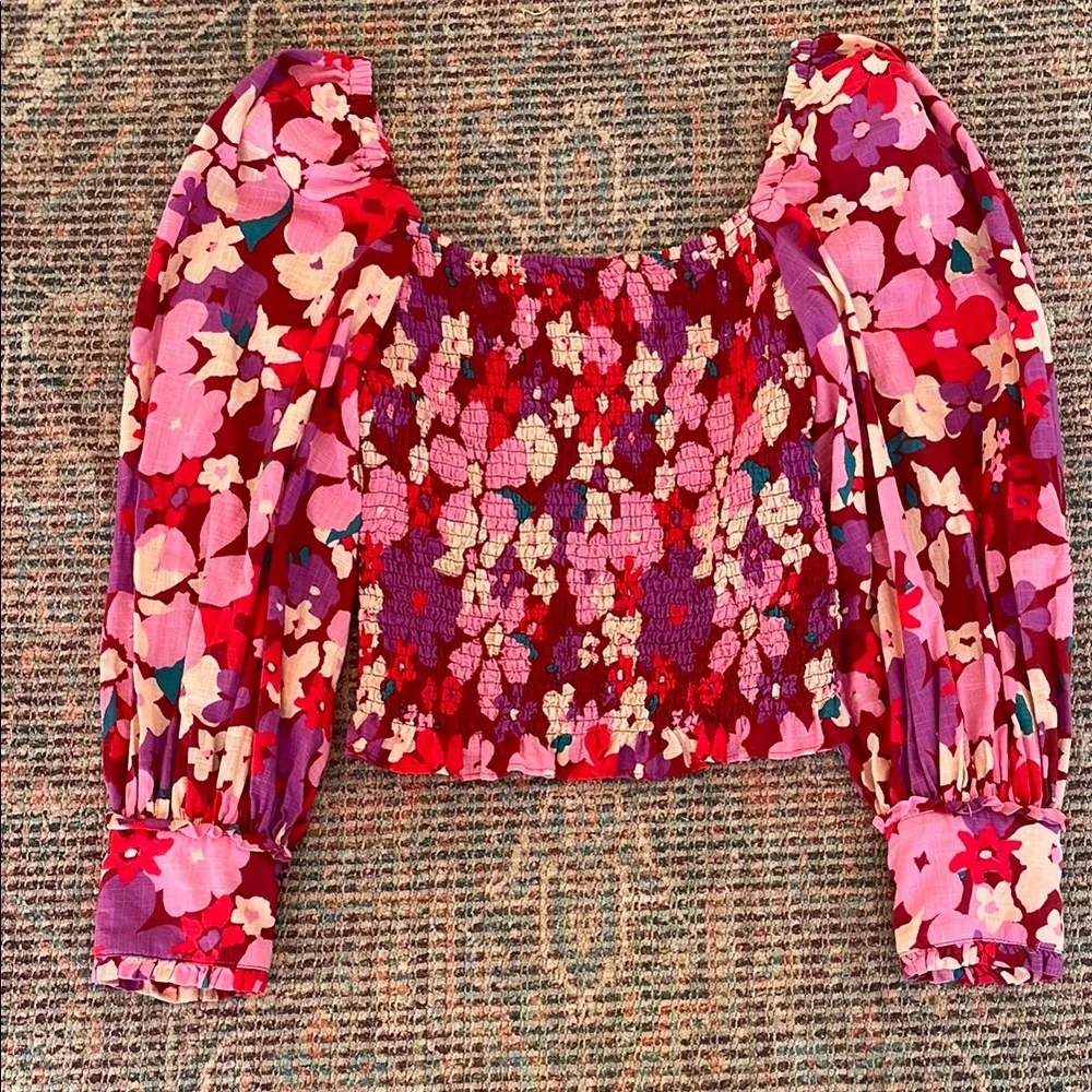 Free People Ariana printed top
